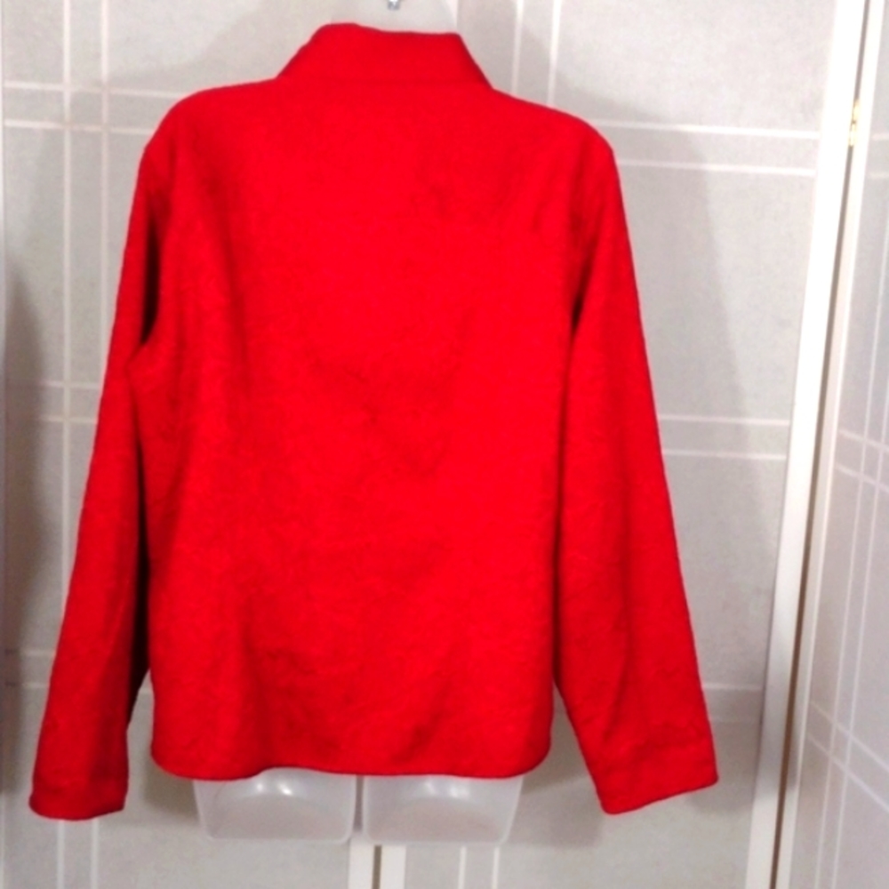 Chico's red jacket L - Picture 5 of 9